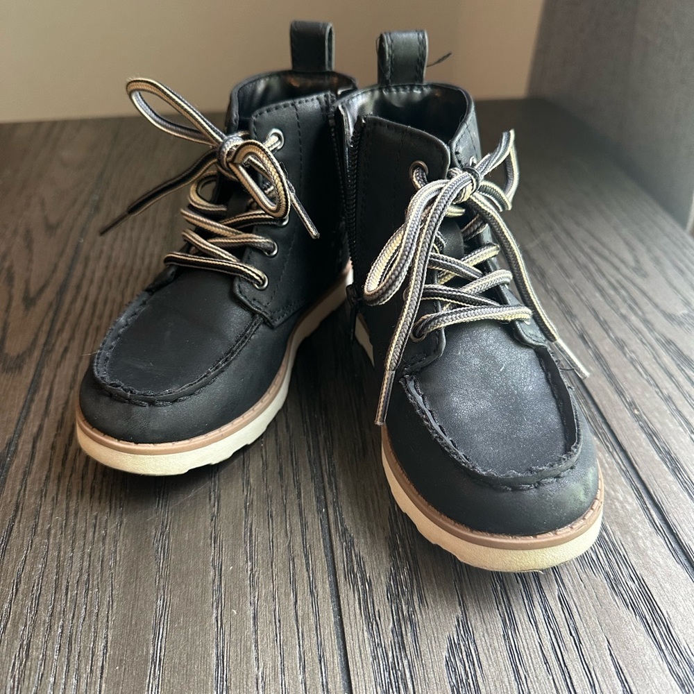 Cat & Jack Black Kids Boots